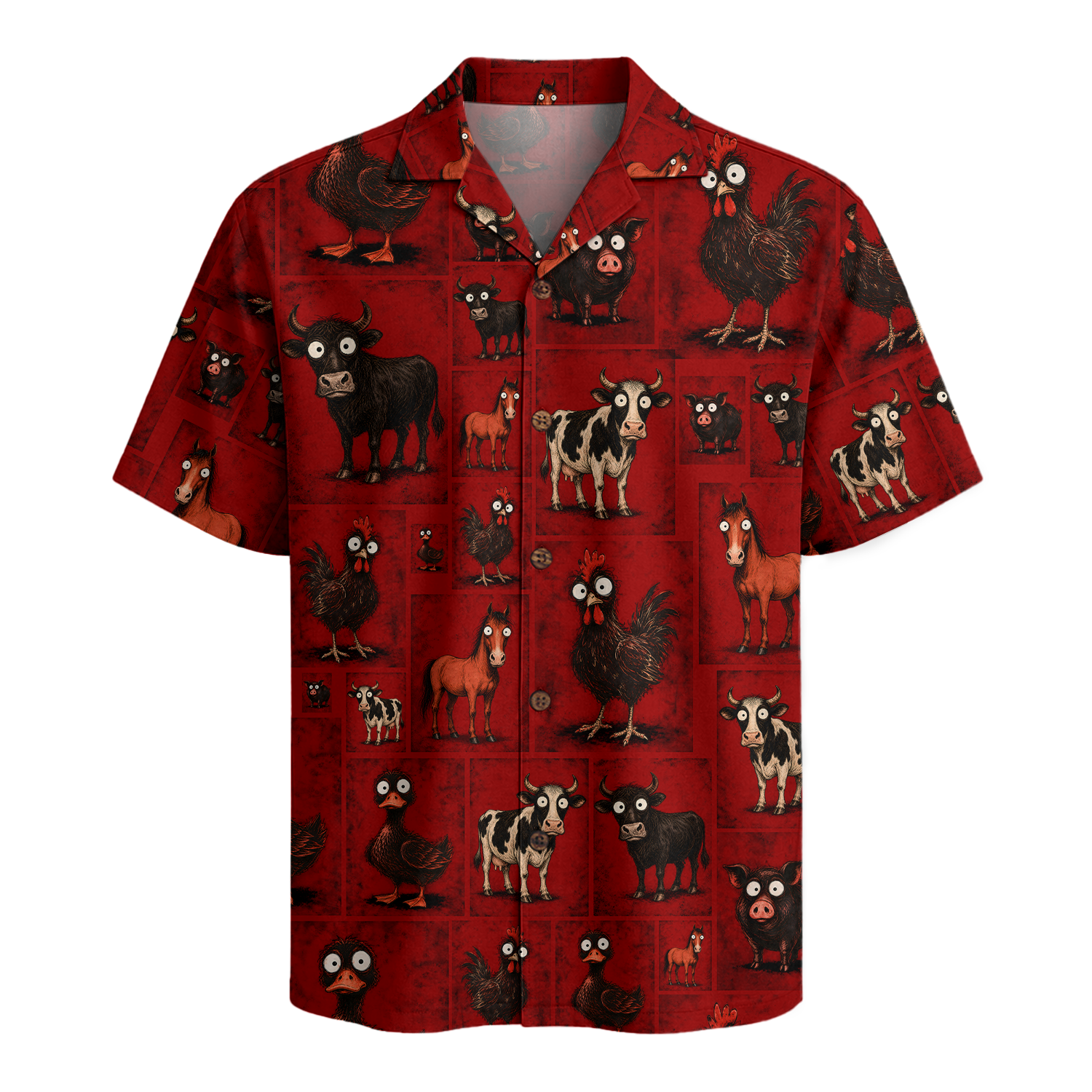 Farmer Hawaiian Shirt for Men