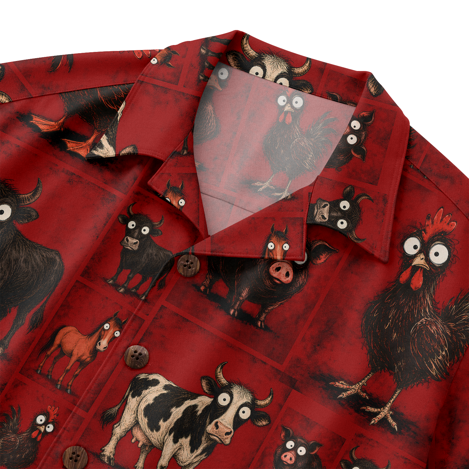 Farmer Hawaiian Shirt for Men