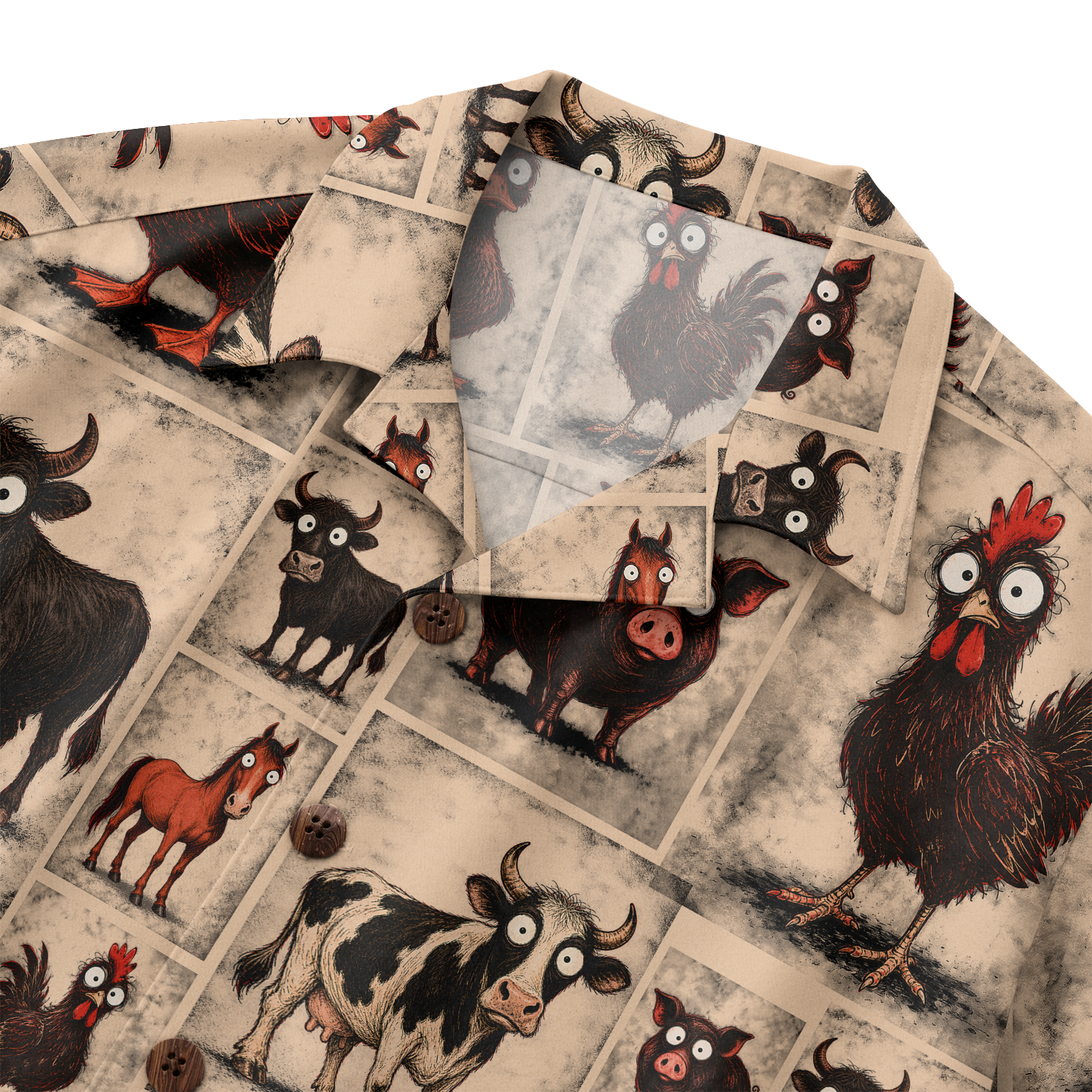 Farmer Hawaiian Shirt for Men