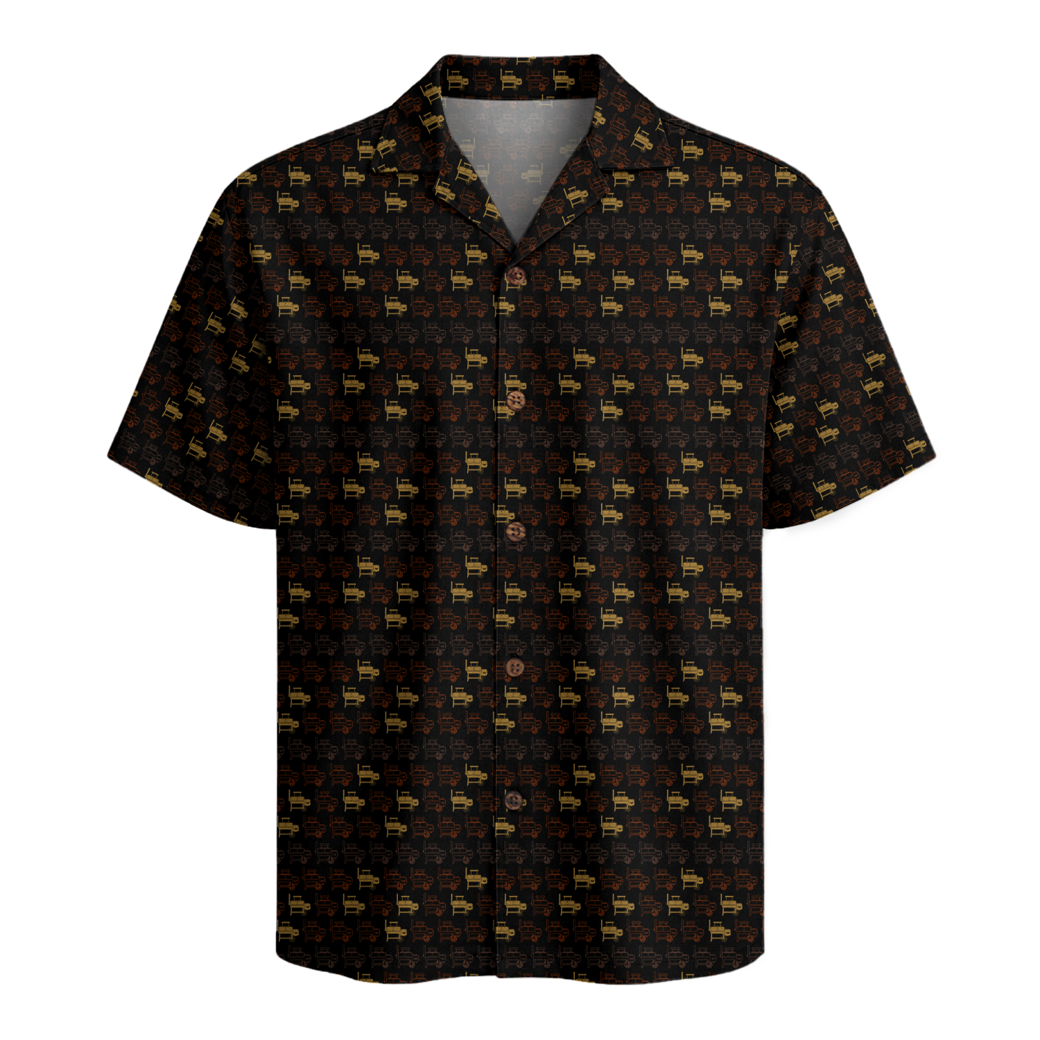 BBQ Hawaiian Shirt for Men