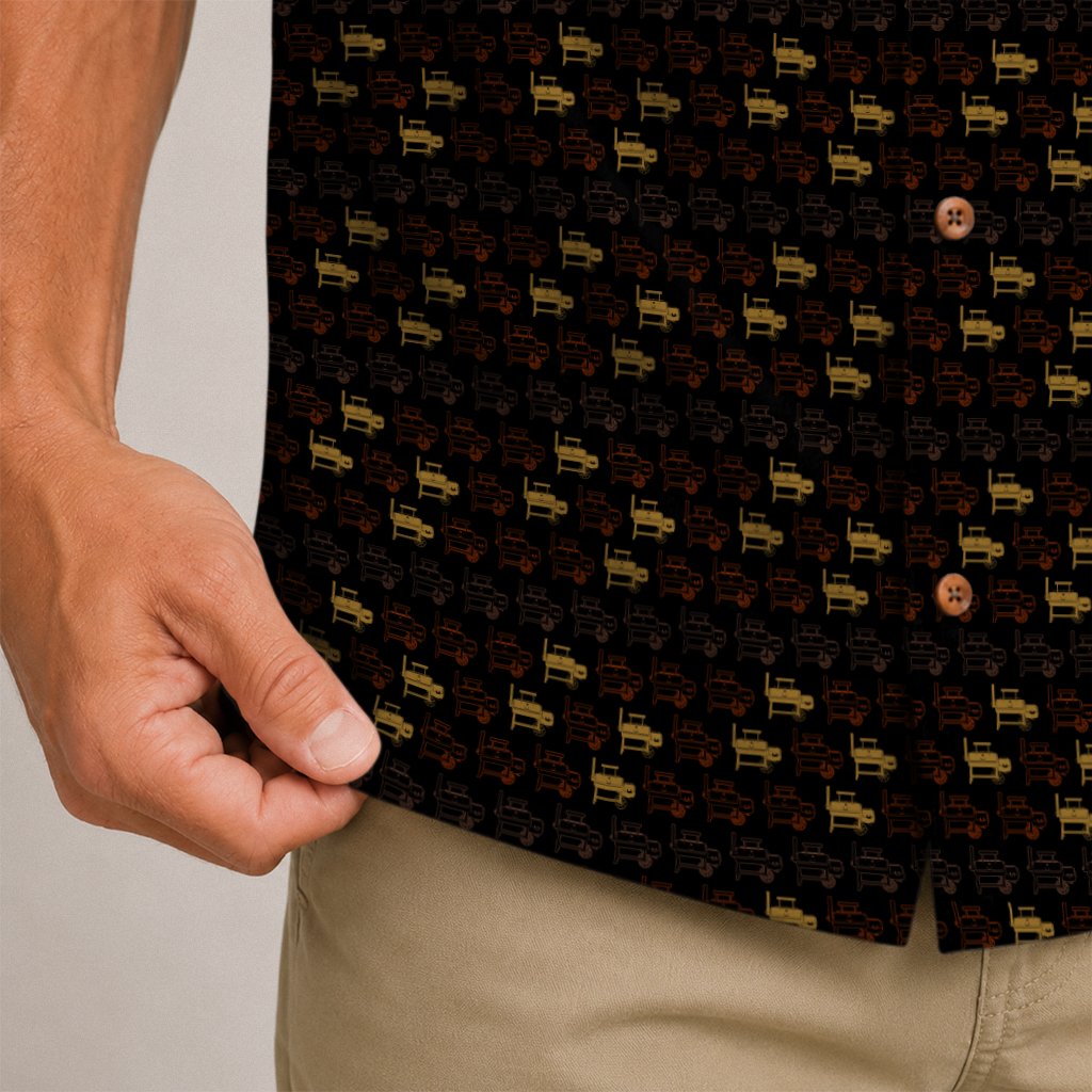 BBQ Hawaiian Shirt for Men