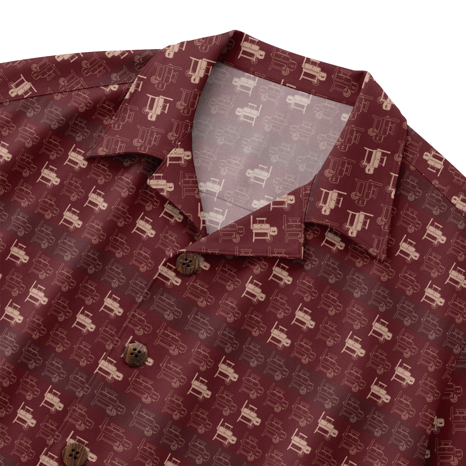 BBQ Hawaiian Shirt for Men