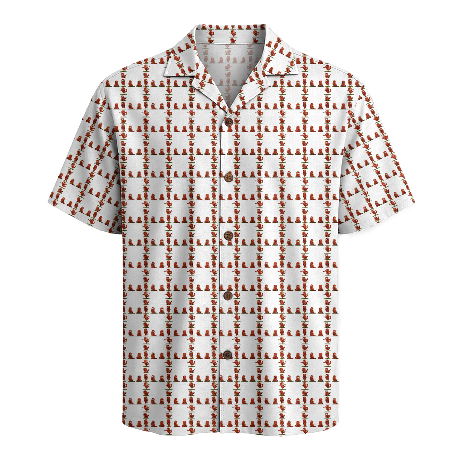 BBQ Hawaiian Shirt for Men