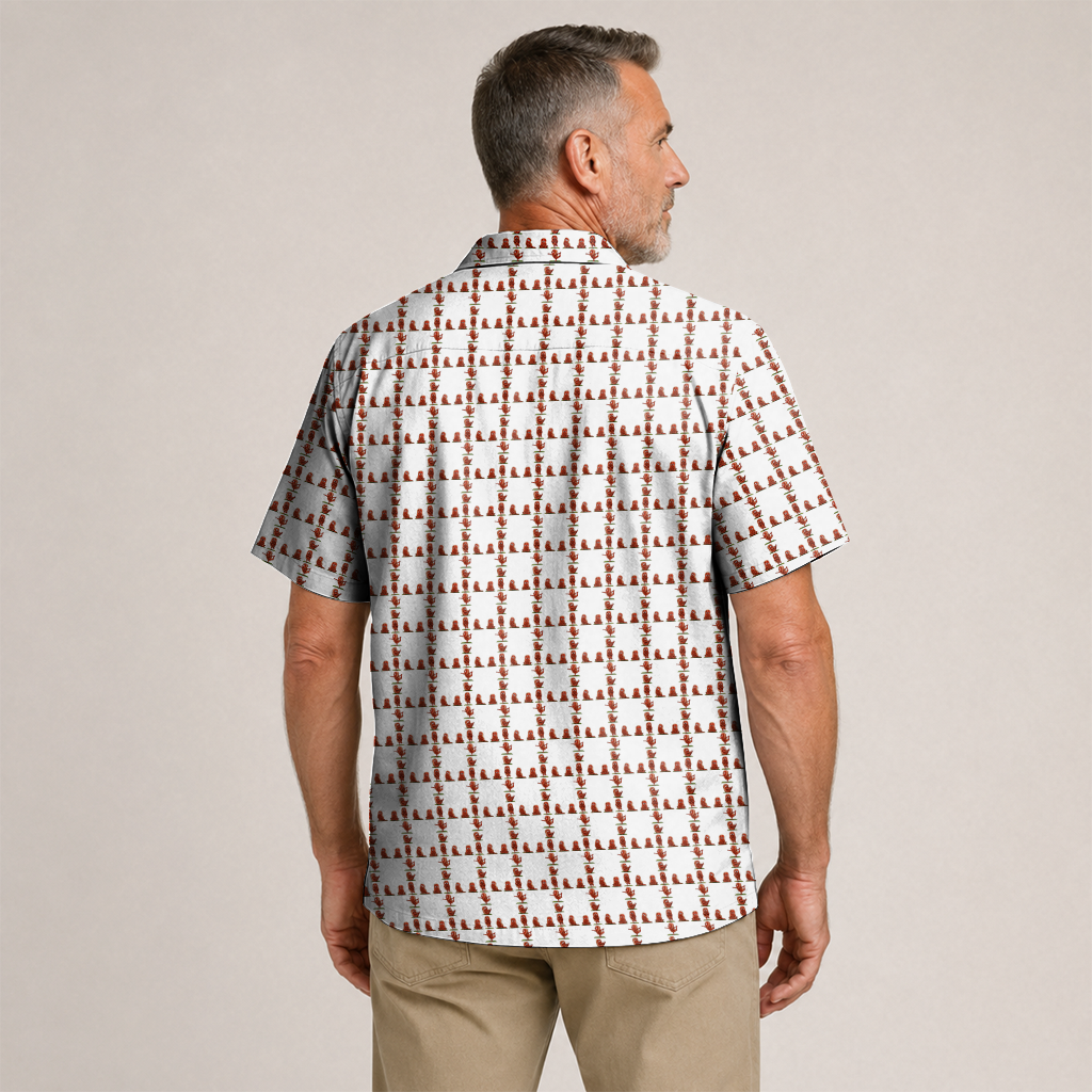 BBQ Hawaiian Shirt for Men