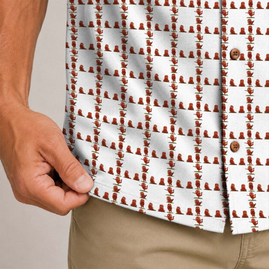 BBQ Hawaiian Shirt for Men