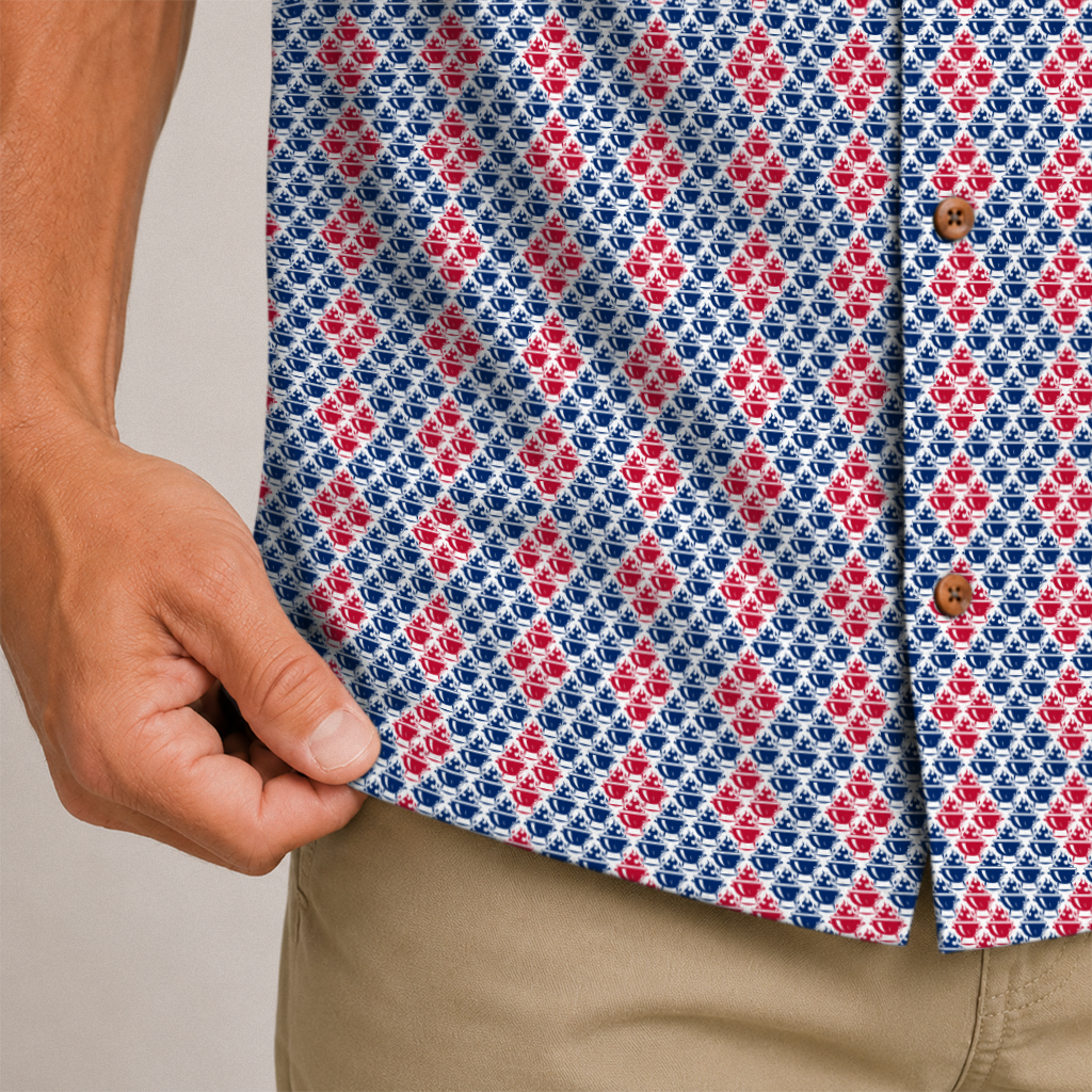 BBQ Hawaiian Shirt for Men