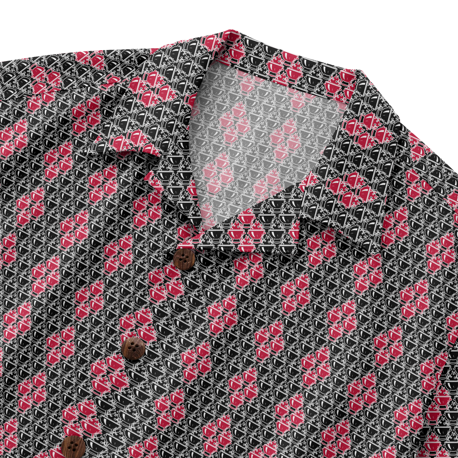 BBQ Hawaiian Shirt for Men