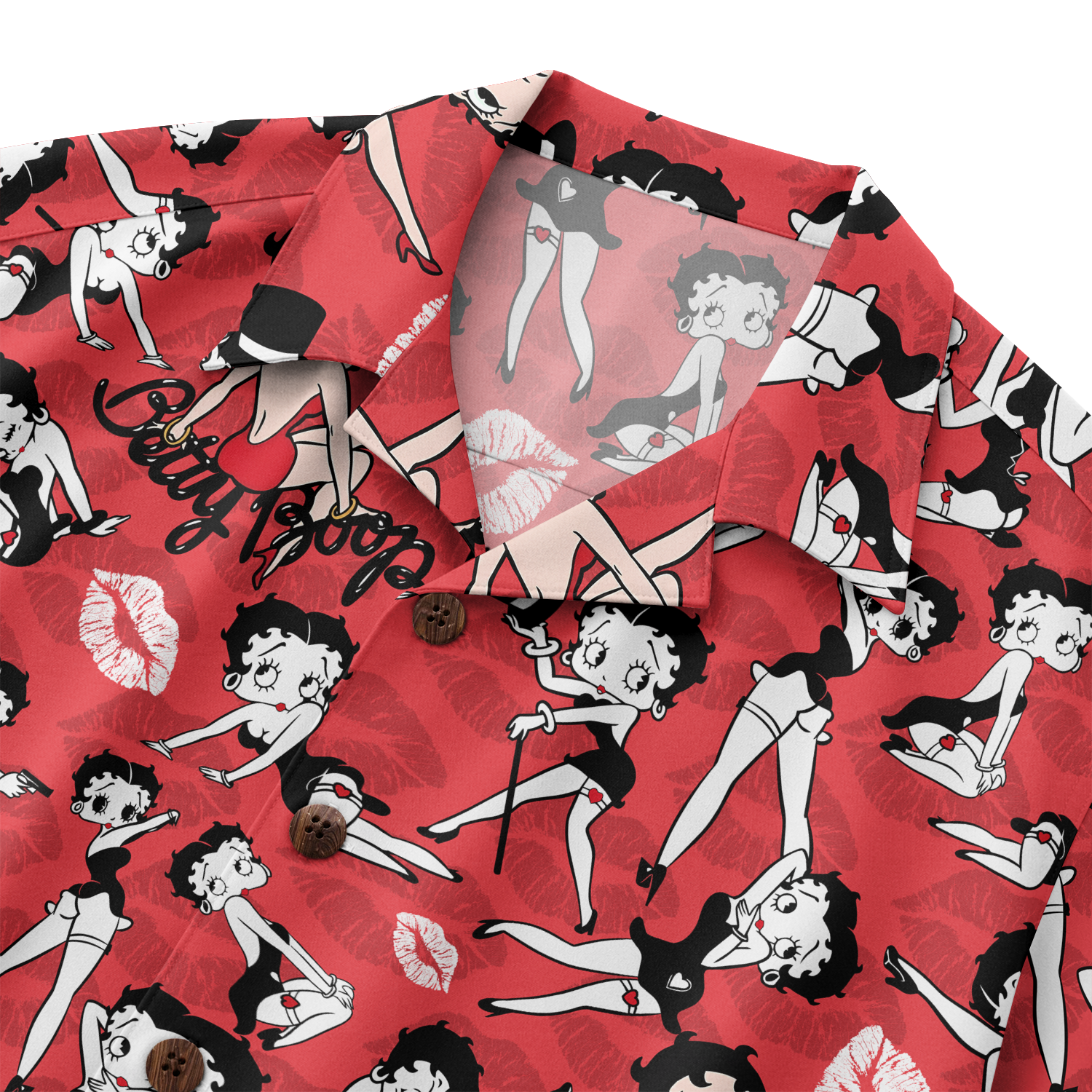 American Heritage Betty Boop Hawaiian Shirt for Men