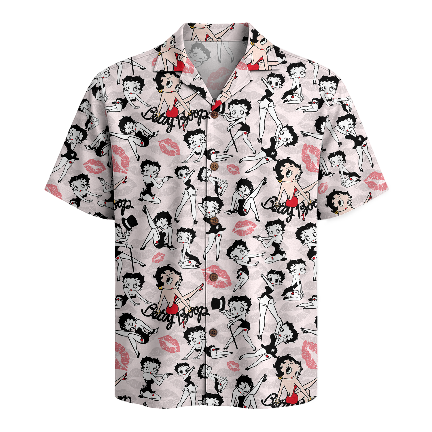 American Heritage Betty Boop Hawaiian Shirt for Men