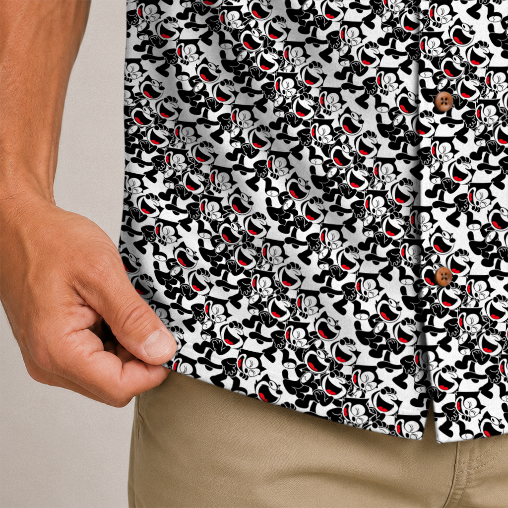 American Heritage Felix The Cat Hawaiian Shirt for Men