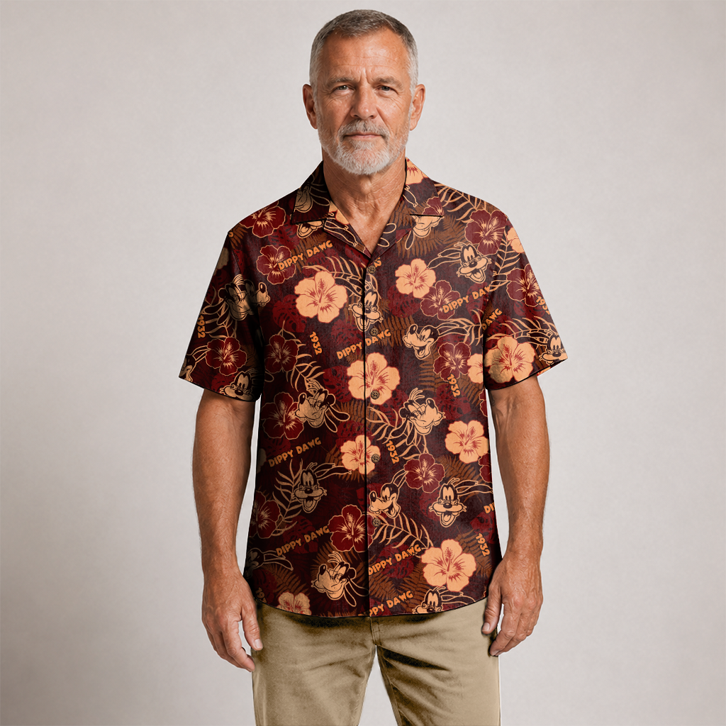 American Heritage Dippy Dawg 1932 Hawaiian Shirt for Men
