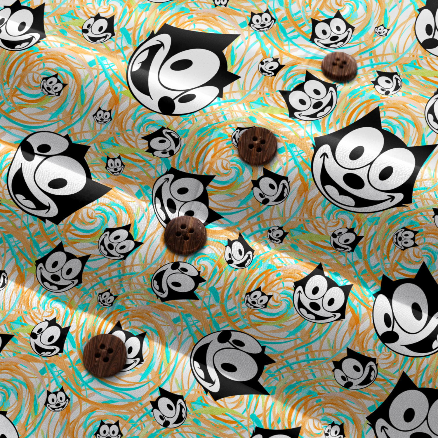 American Heritage Felix The Cat Hawaiian Shirt for Men