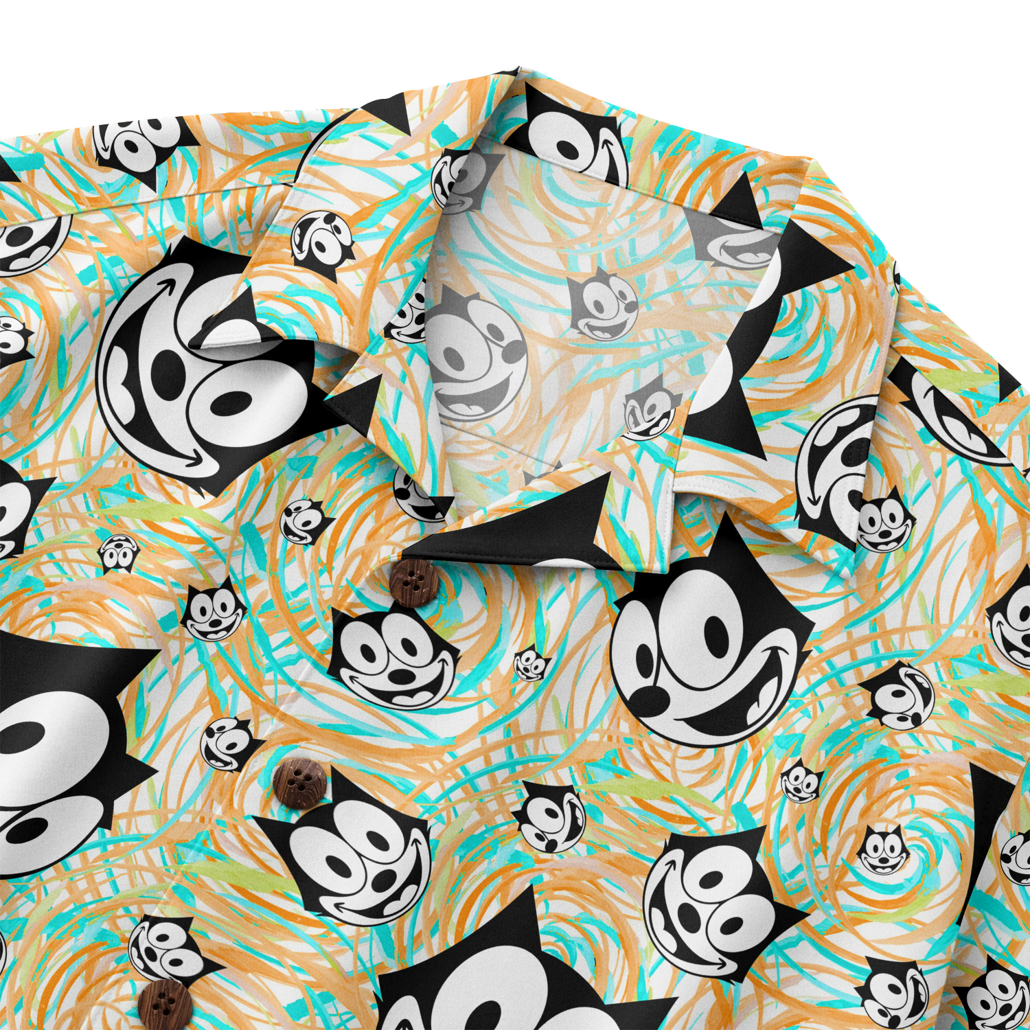 American Heritage Felix The Cat Hawaiian Shirt for Men