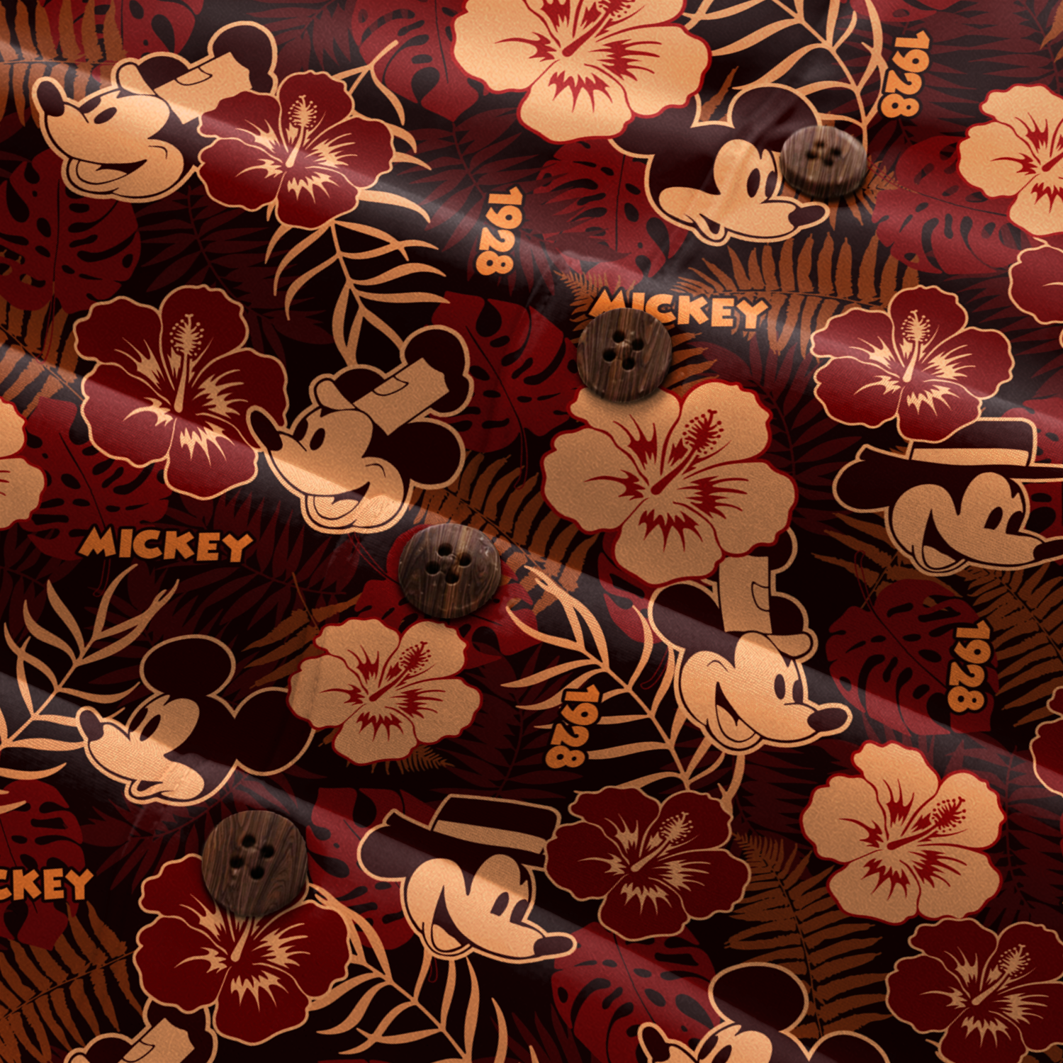 American Heritage Mickey 1928 Hawaiian Shirt for Men