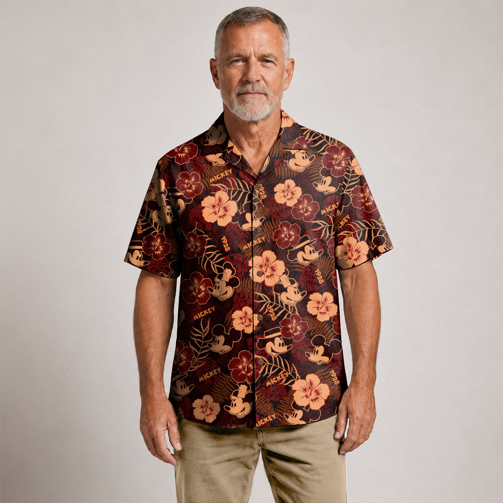 American Heritage Mickey 1928 Hawaiian Shirt for Men