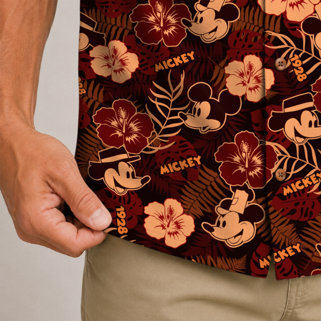 American Heritage Mickey 1928 Hawaiian Shirt for Men