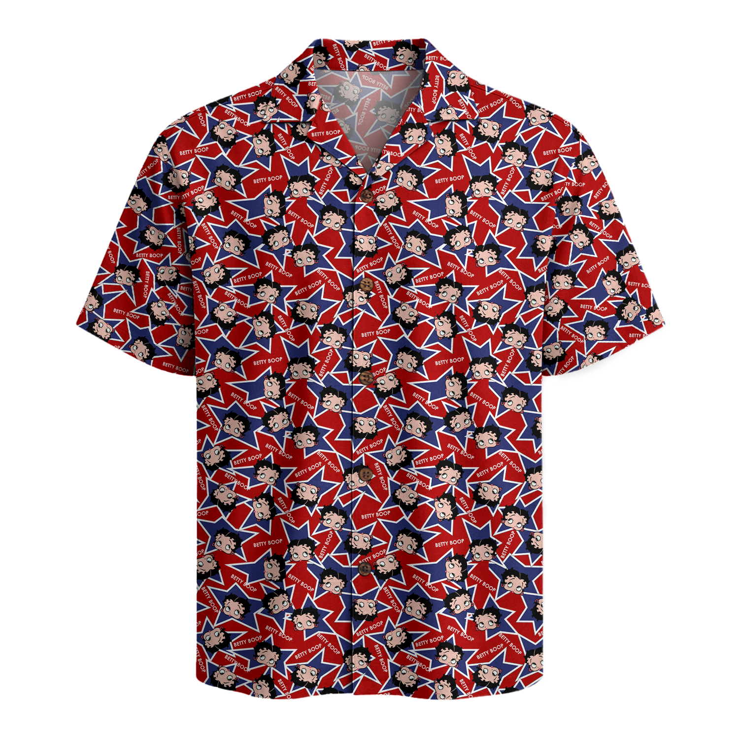 American Heritage Betty Boop Hawaiian Shirt for Men