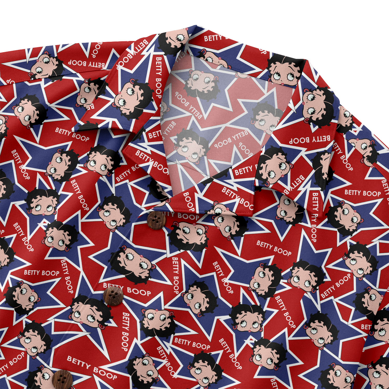 American Heritage Betty Boop Hawaiian Shirt for Men