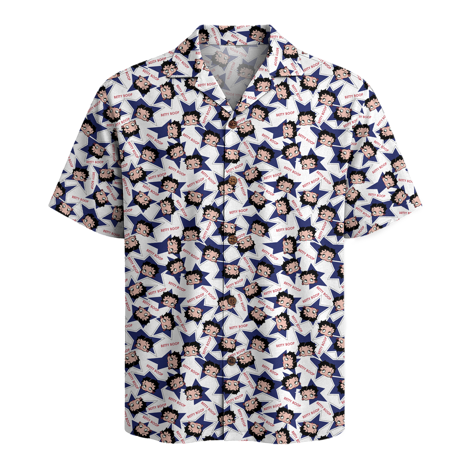 American Heritage Betty Boop Hawaiian Shirt for Men