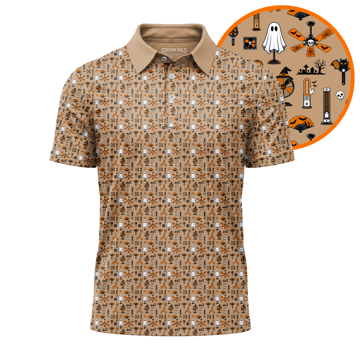 Halloween Golf Polo Shirt
