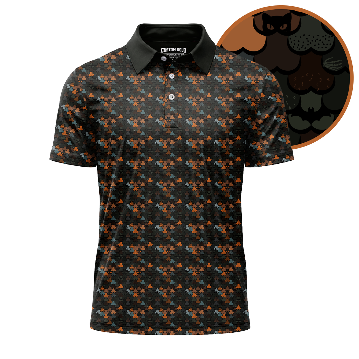 Halloween Golf Polo Shirt
