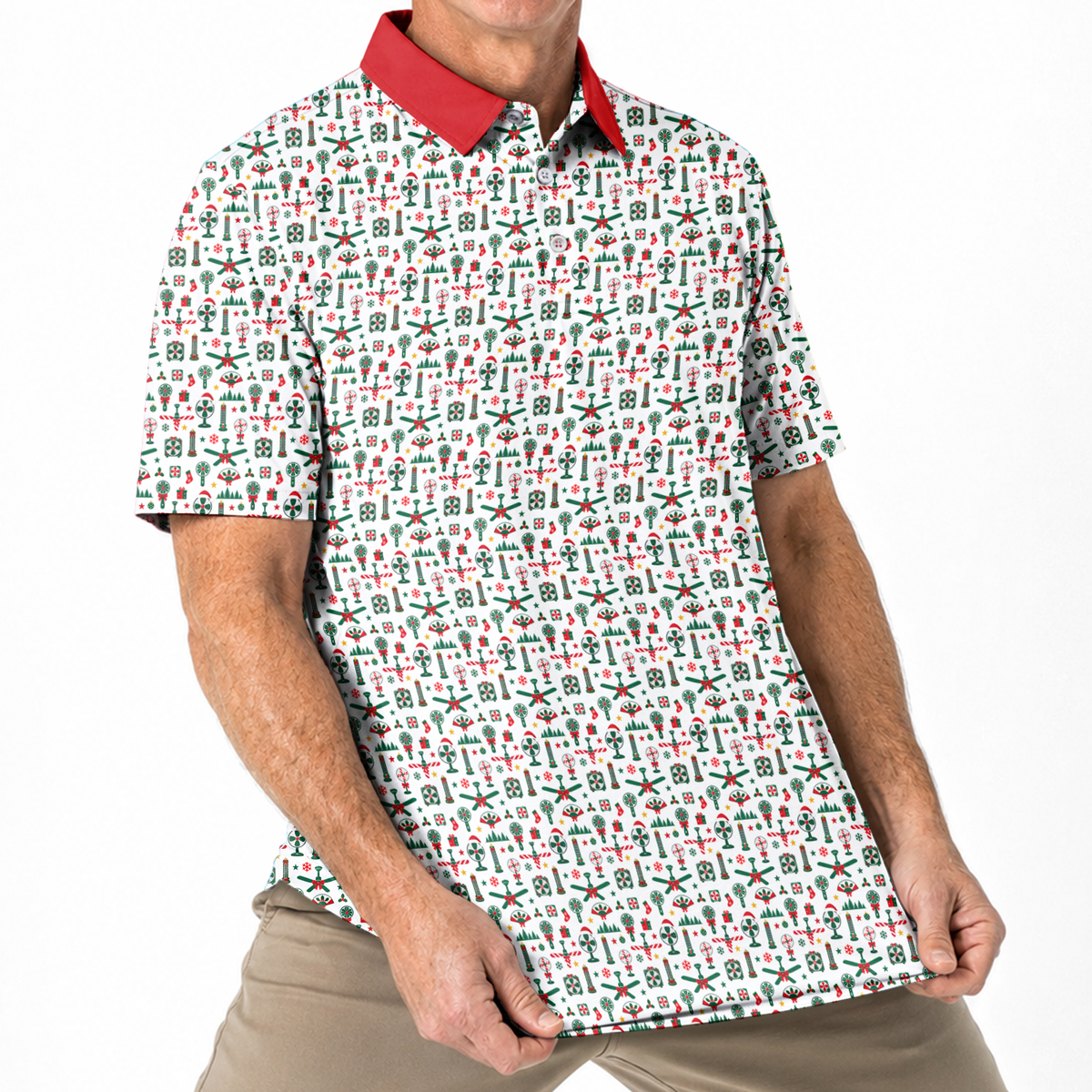 Christmas Golf Polo Shirt