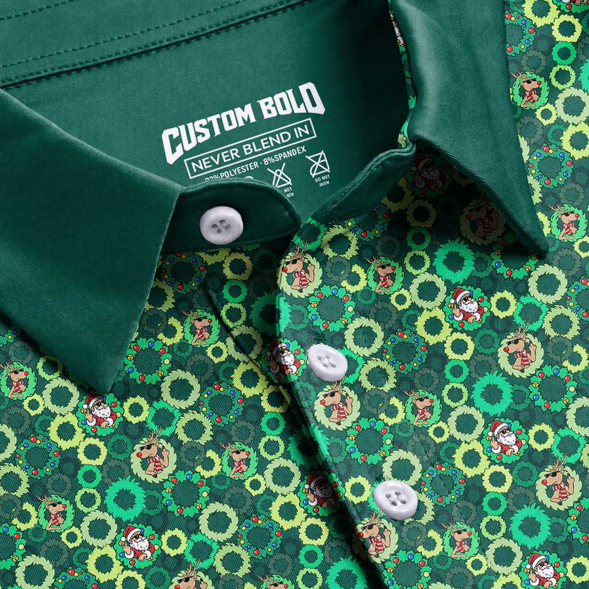 Christmas Golf Polo Shirt