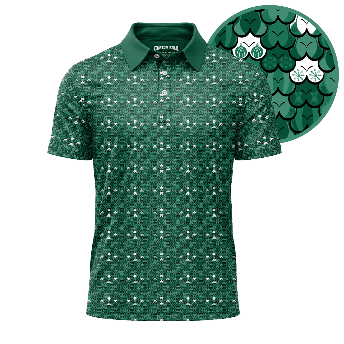 Christmas Golf Polo Shirt
