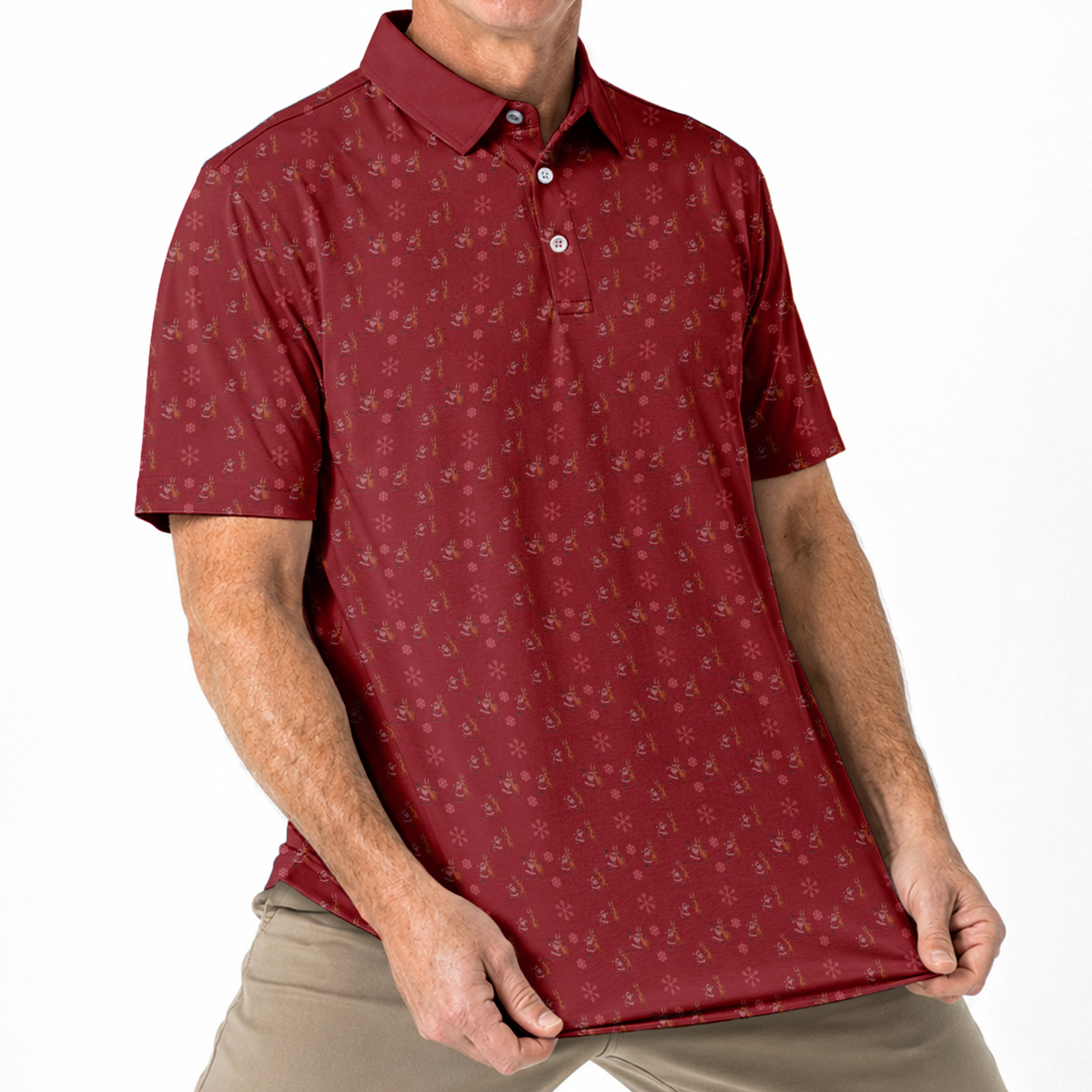 Christmas Golf Polo Shirt