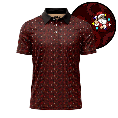 Santa Gives No Putts - Burgundy