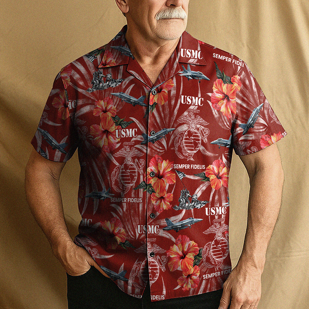 US MARINE VETERAN 250th Years Of Service Hawaiian Shirt