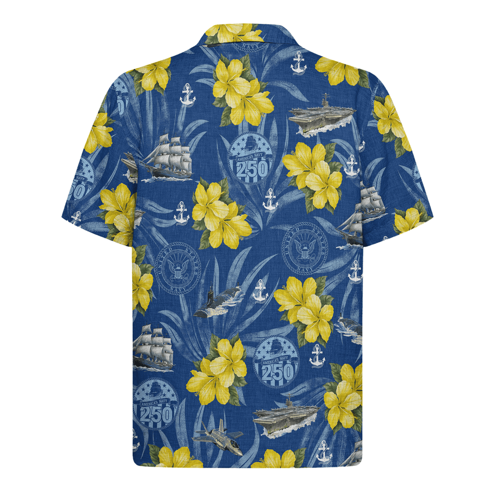 US NAVY 250th Years Of Service Hawaiian Shirt