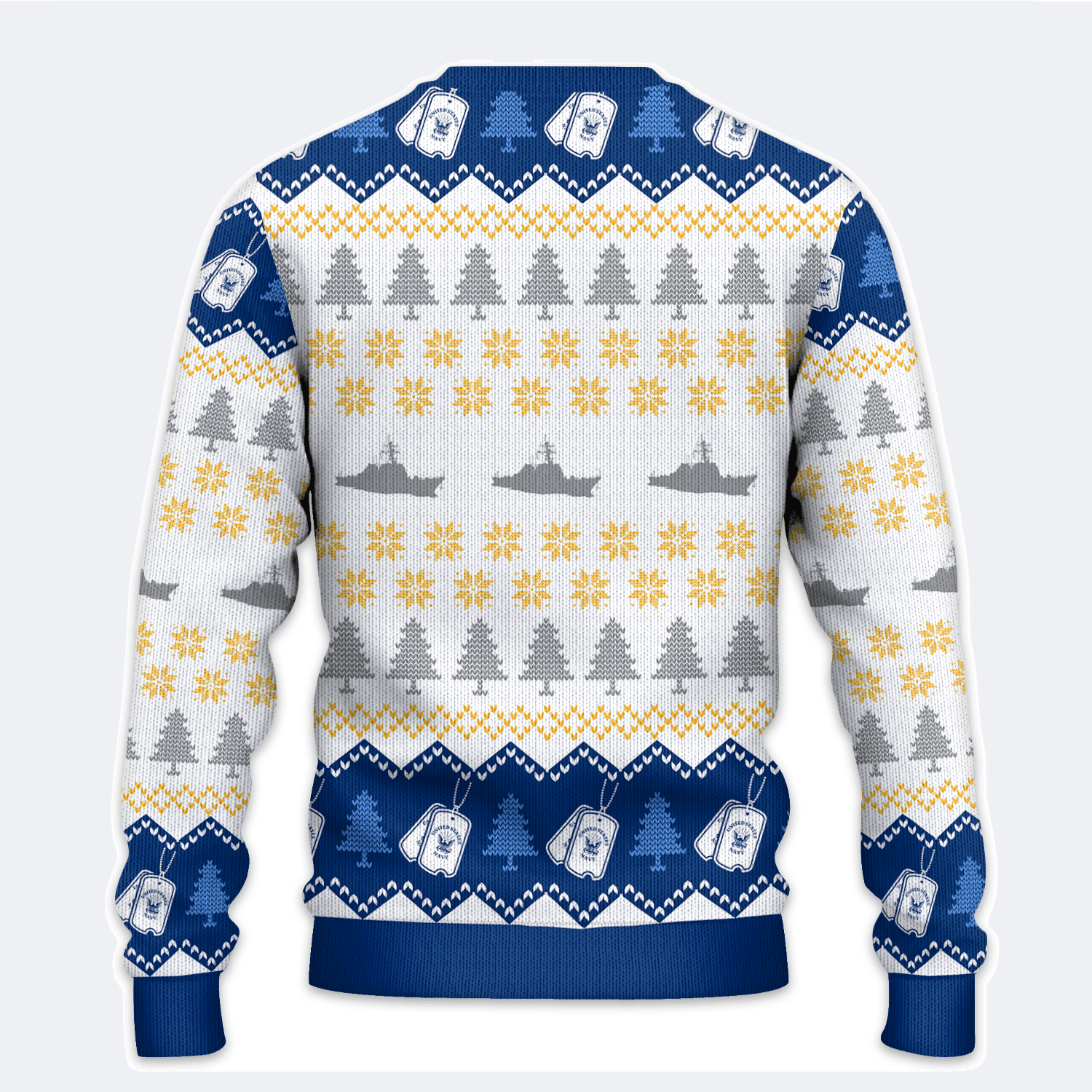 US NAVY 250th Years Of Service All-over-print Sweater