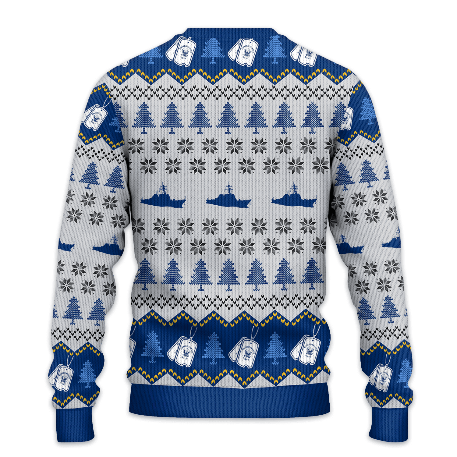 US NAVY 250th Years Of Service All-over-print Sweater