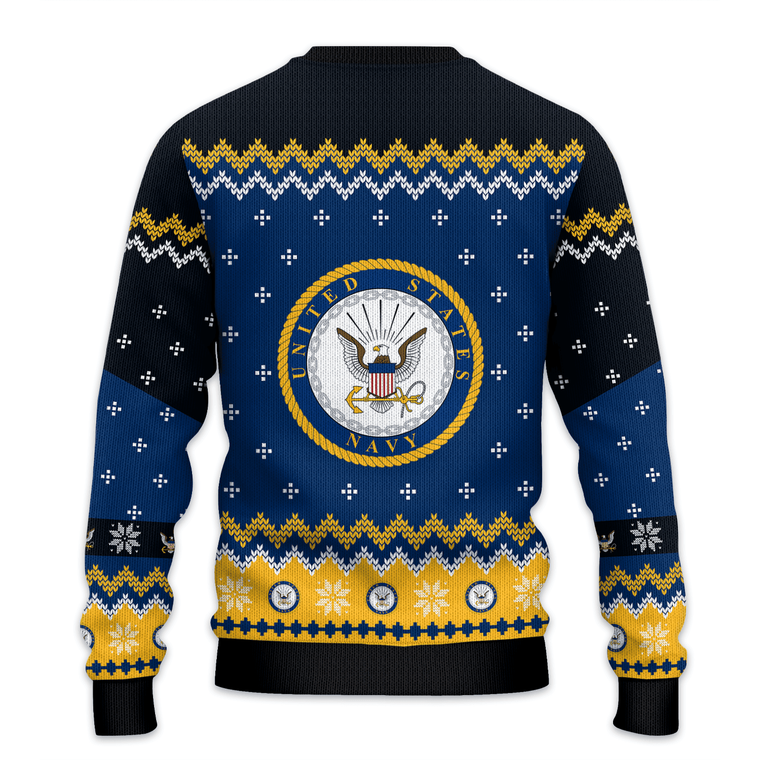 US NAVY 250th Years Of Service All-over-print Sweater