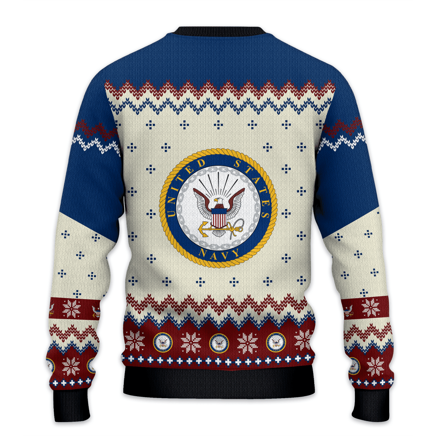 US NAVY 250th Years Of Service All-over-print Sweater