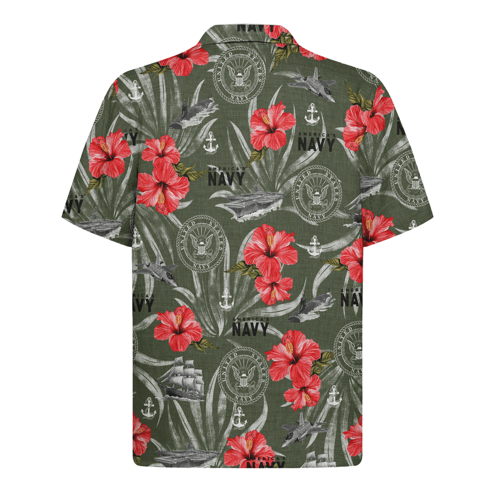 US Navy 250th Years Of Service Hawaiian Shirt