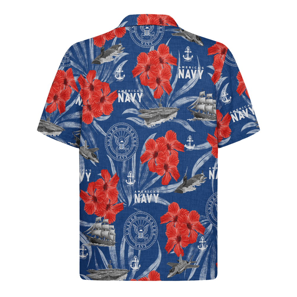 US Navy 250th Years Of Service Hawaiian Shirt