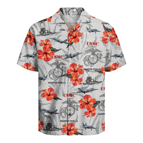 US MARINE 250th Years Of Service Hawaiian Shirt