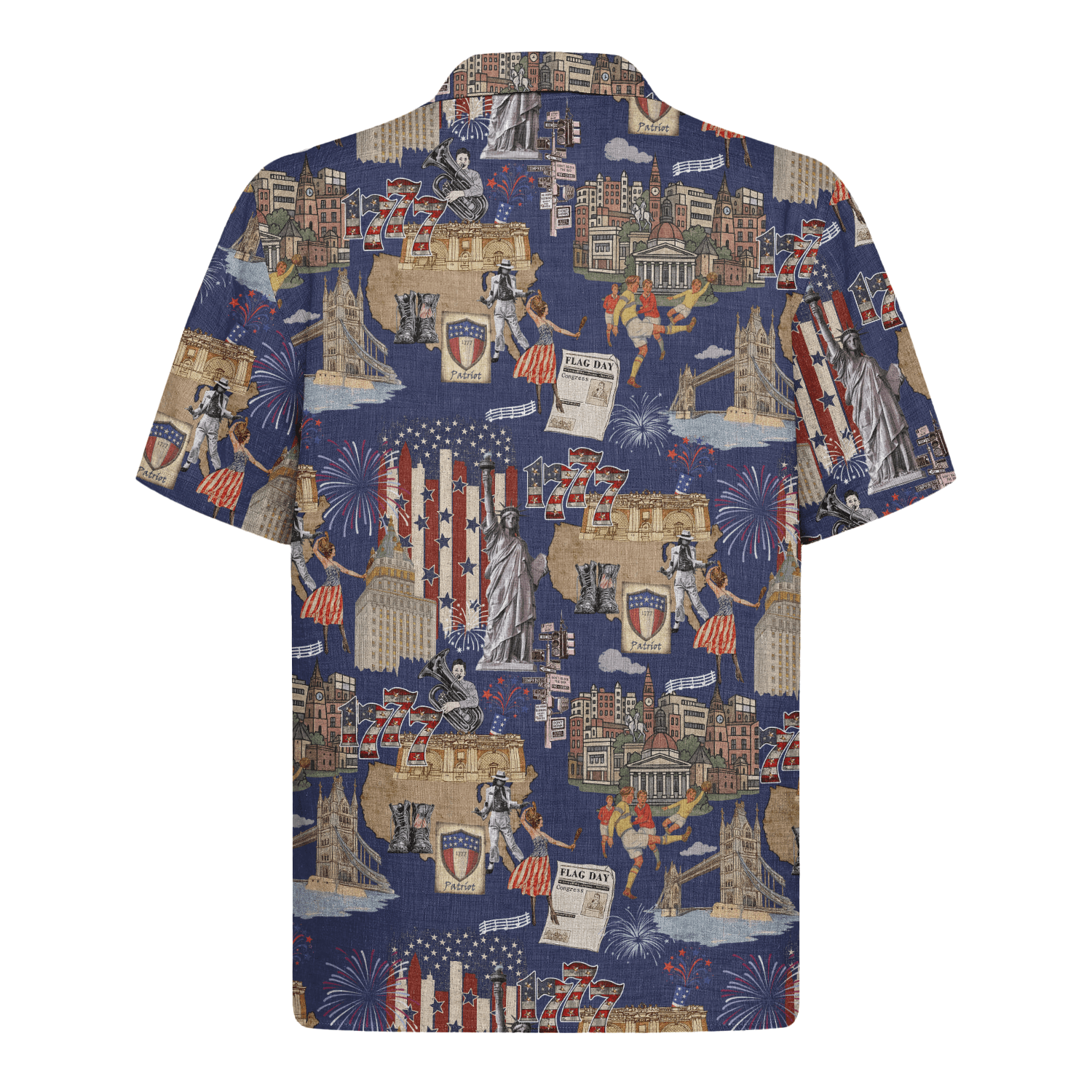 Back To 1777 Hawaiian Shirt