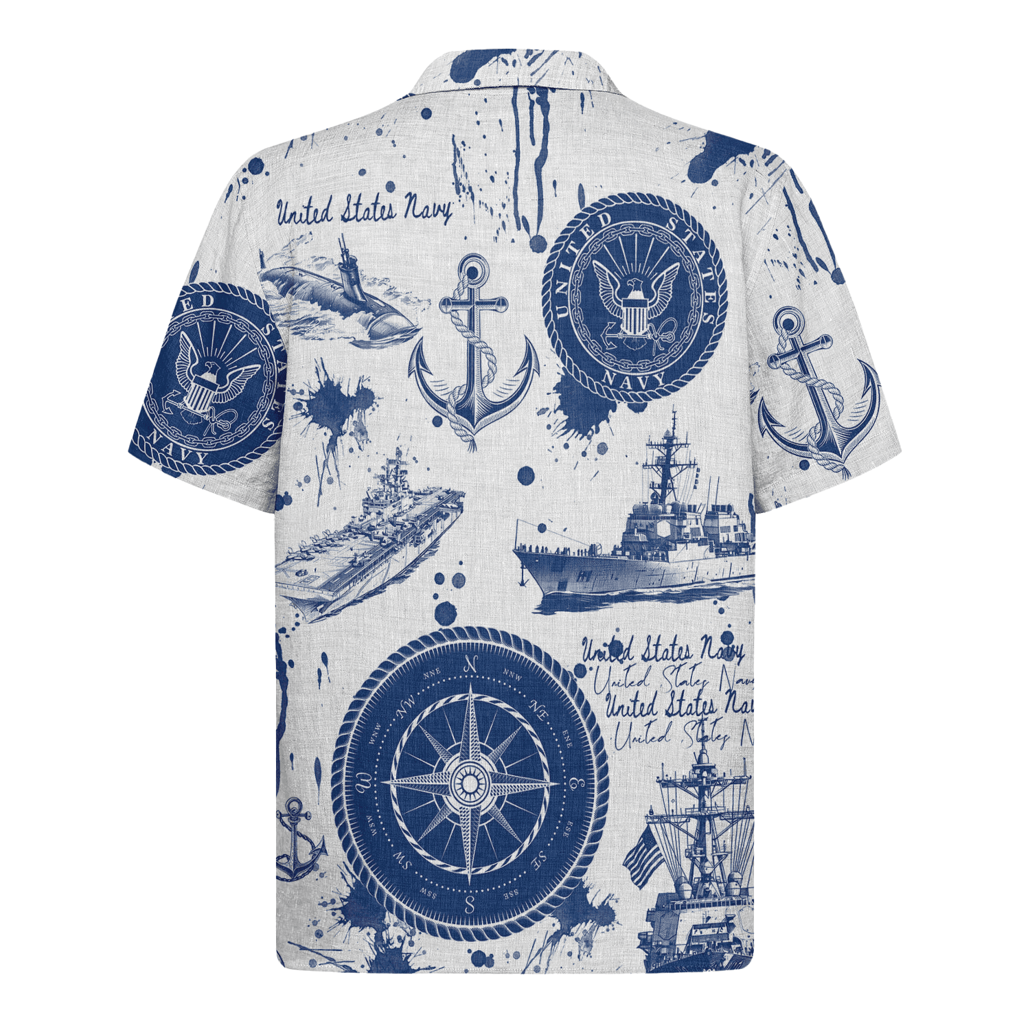 US Navy 250th Years Of Service Hawaiian Shirt