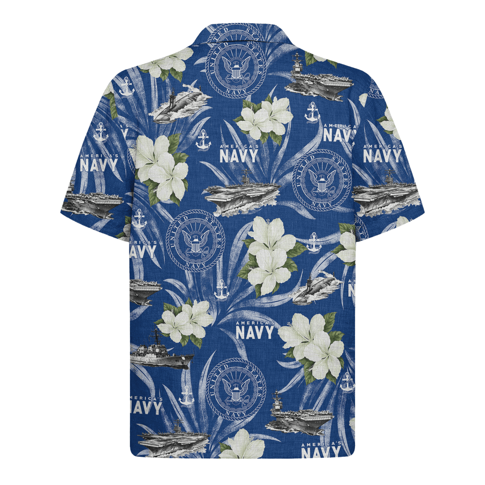 US Navy 250th Years Of Service Hawaiian Shirt