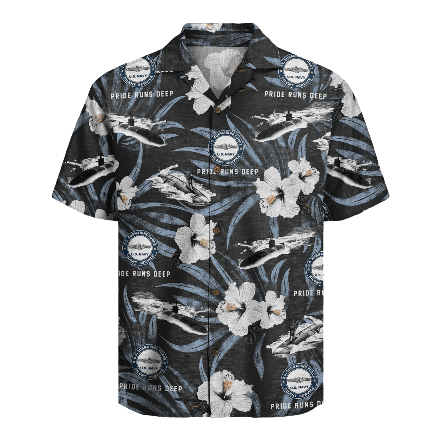 US Navy Submarine 250th Years of Service Hawaiian Shirt