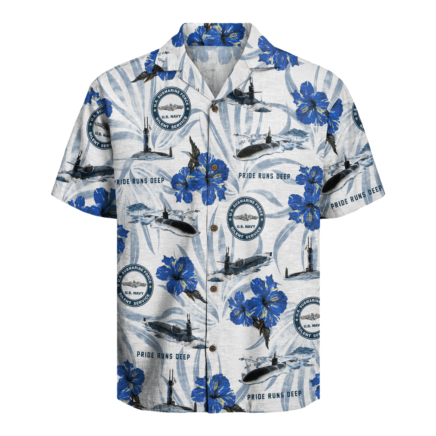 US Navy Submarine 250th Years of Service Hawaiian Shirt