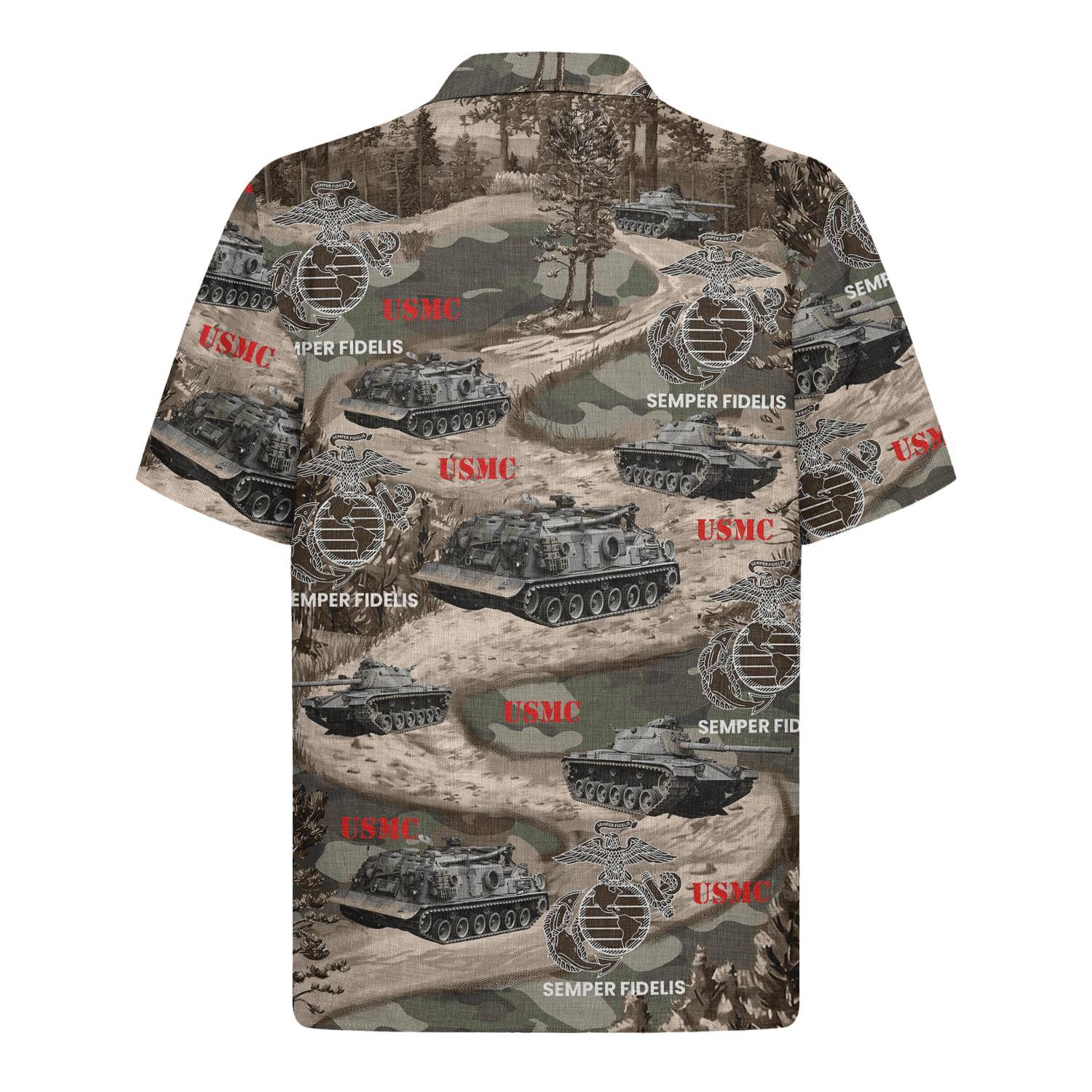 US MARINE 250th Years Of Service Hawaiian Shirt
