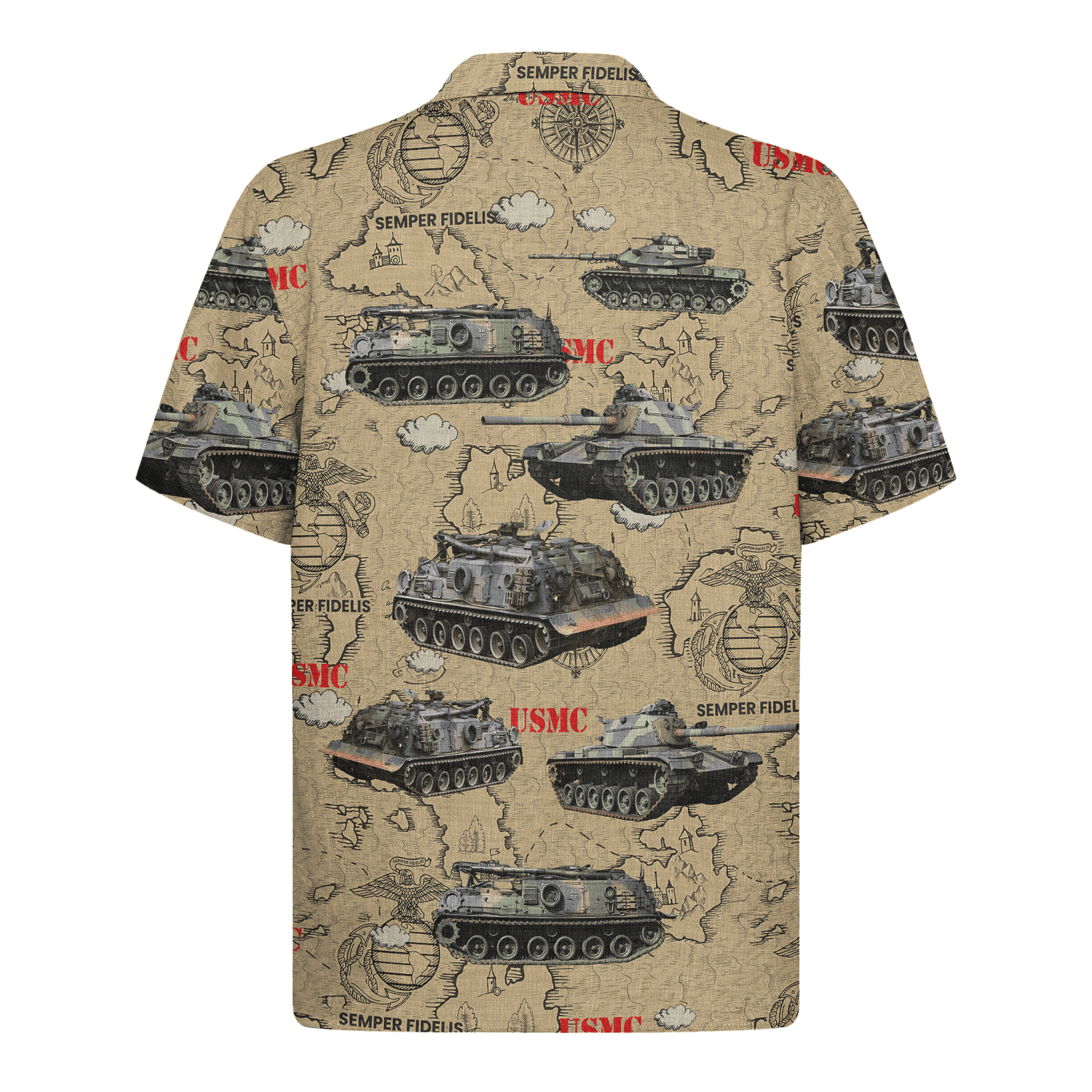 US MARINE 250th Years Of Service Hawaiian Shirt