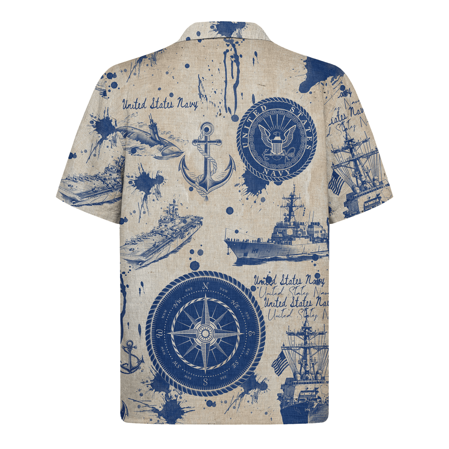 US Navy 250th Years Of Service Hawaiian Shirt