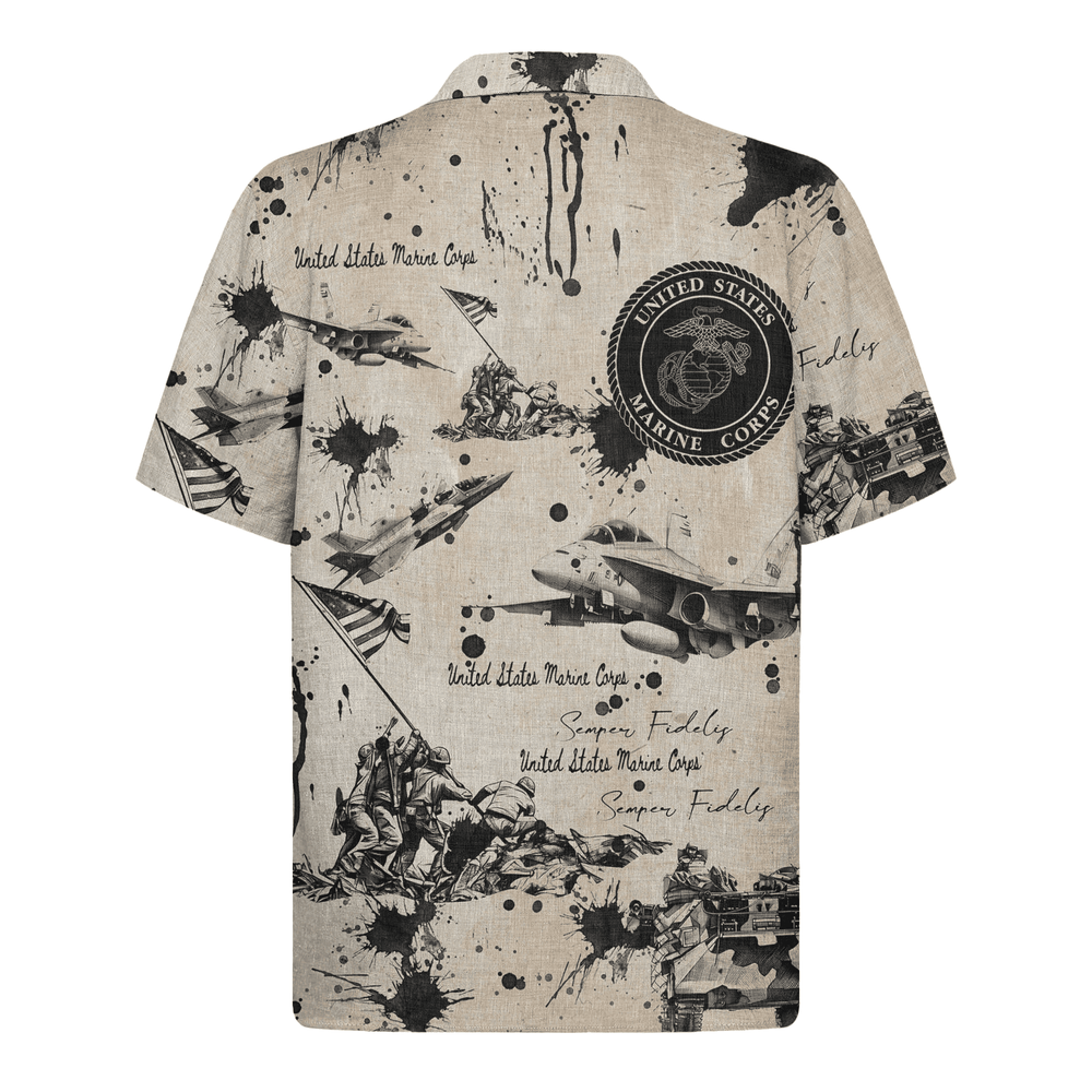 US MARINE 250th Years Of Service Hawaiian Shirt