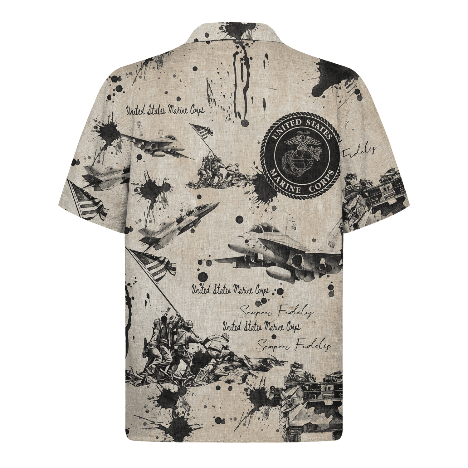 US MARINE 250th Years Of Service Hawaiian Shirt