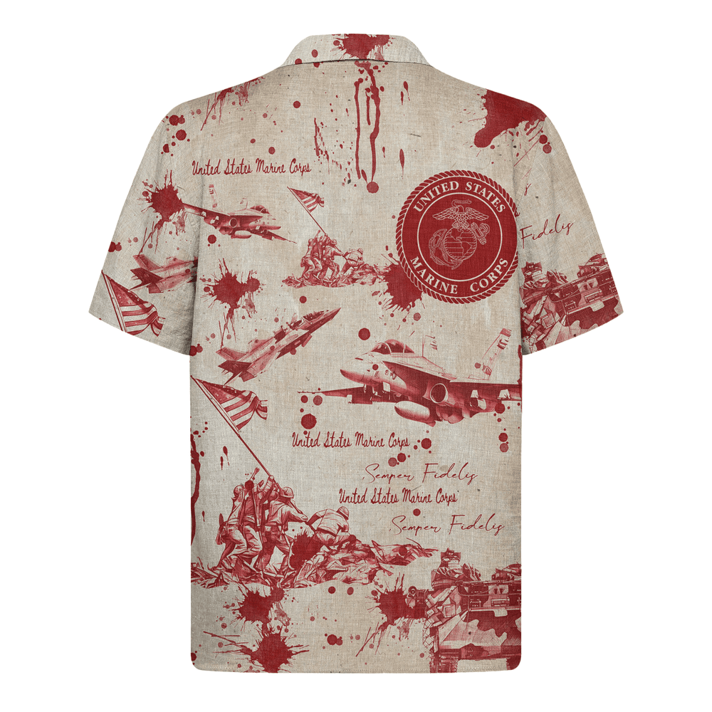 US MARINE 250th Years Of Service Hawaiian Shirt